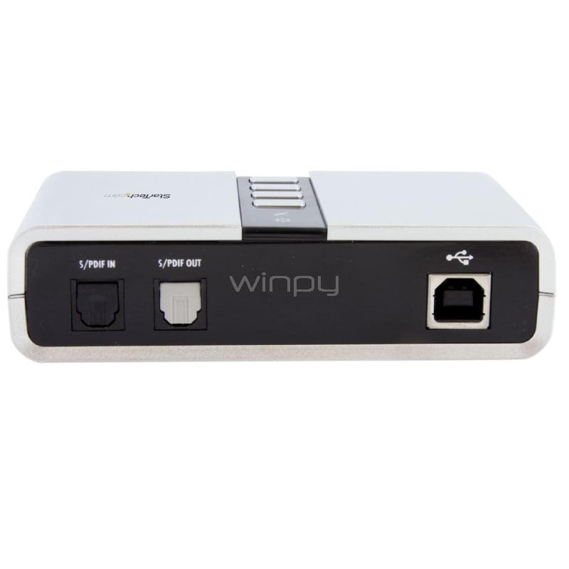 Tarjeta de Sonido 7.1 USB Externa Adaptador Conversor puerto SPDIF Audio Digital Óptico - StarTech