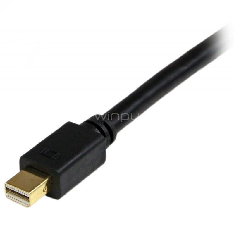 Cable de 91cm Adaptador de Video Mini DisplayPort a DVI-D - Conversor Pasivo - 1920x1200 - Negro - StarTech