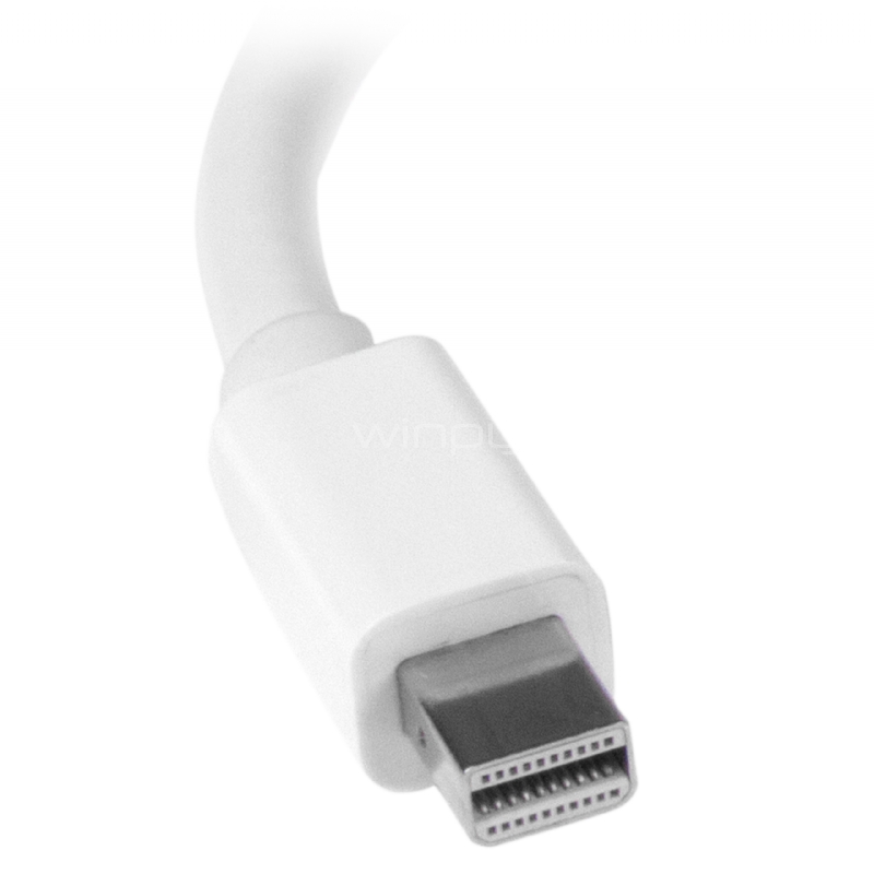 Adaptador Mini DP de Audio/Video para Viajes - Conversor Mini DisplayPort a HDMI o VGA - 1080p Blanco - StarTech