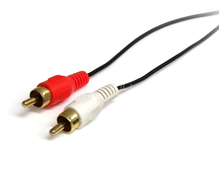 Cable de 1,8m de Audio Estéreo - 3,5mm Macho a 2x RCA Macho - StarTech