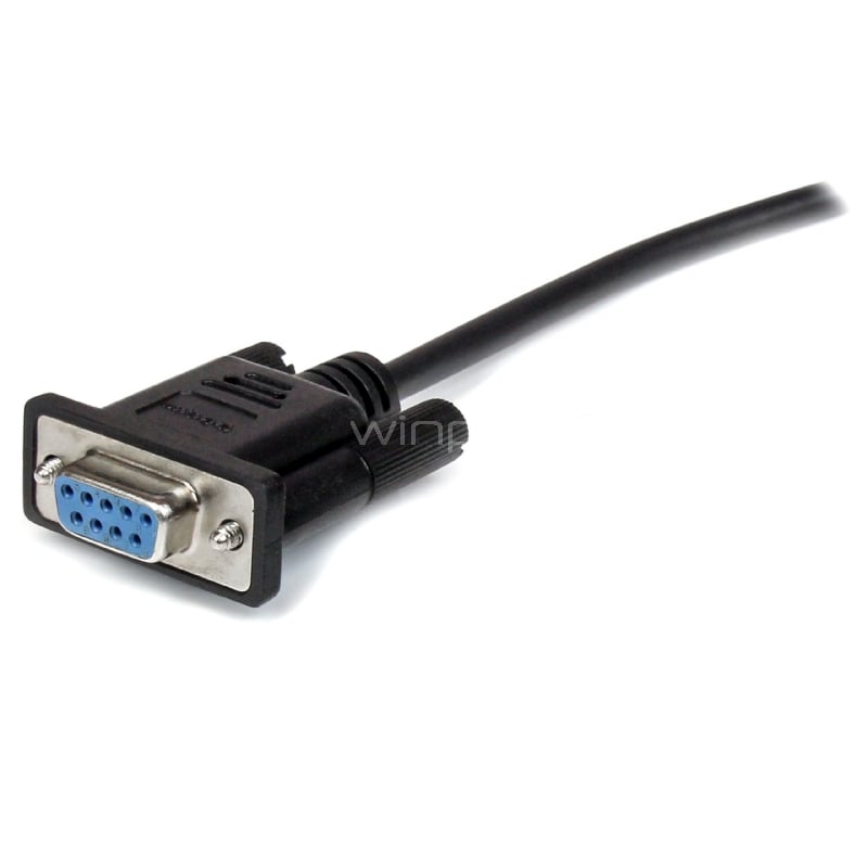Cable 3m Extensión Directo Straight Through Serial RS232 Video EGA DB9 Macho a Hembra - StarTech