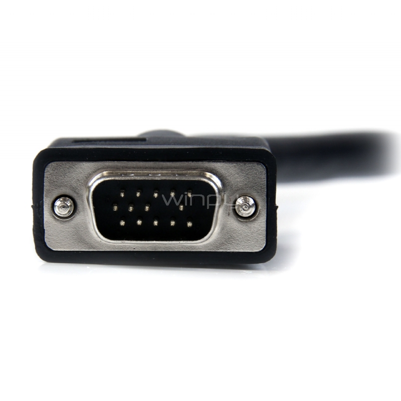 Cable de Video VGA de Alta Resolución de 30cm para Monitor de Computador  - 2x HD15 Macho - Negro - StarTech