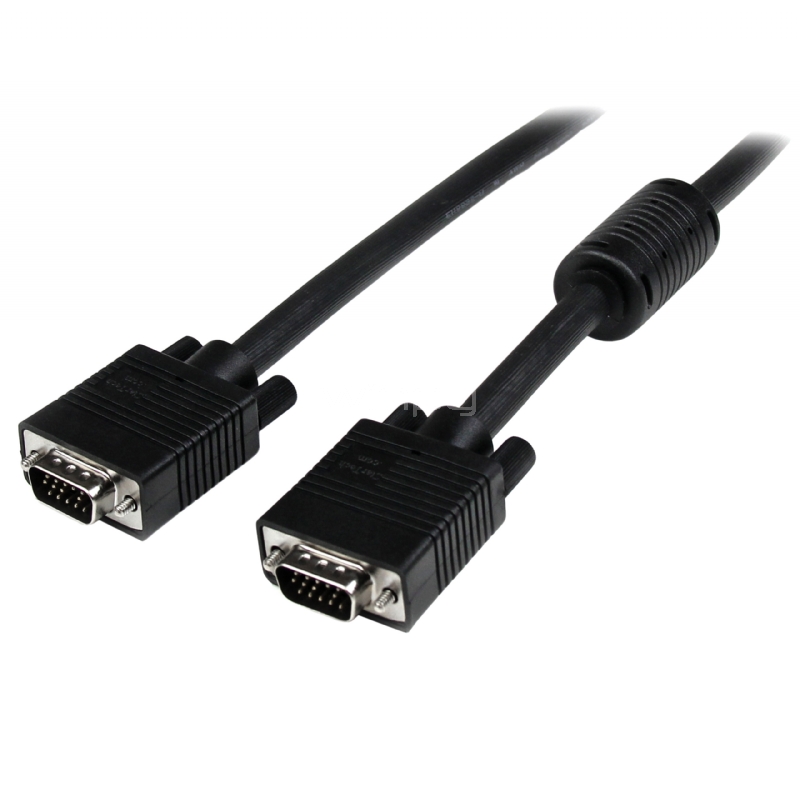 Cable de Video VGA de 2m para Monitor de Computador - HD15 Macho a Macho - Negro - StarTech