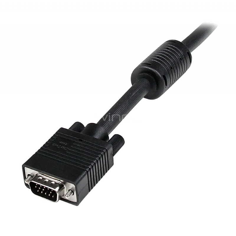 Cable de Video VGA de 2m para Monitor de Computador - HD15 Macho a Macho - Negro - StarTech