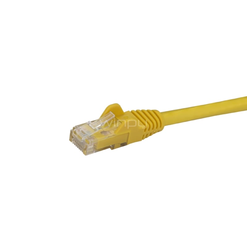 Cable de Red de 30cm Amarillo Cat6 UTP Ethernet Gigabit RJ45 sin Enganches - StarTech