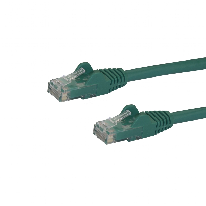 Cable de Red de 15cm Verde Cat6 UTP Ethernet Gigabit RJ45 sin Enganches - StarTech