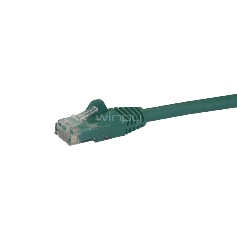 Cable de Red de 15cm Verde Cat6 UTP Ethernet Gigabit RJ45 sin Enganches - StarTech