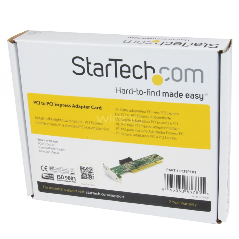 Tarjeta Adaptadora PCI a PCI Express PCIe - StarTech