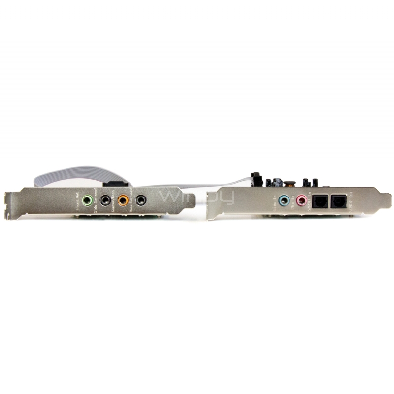 Tarjeta de sonido PCI Express con sonido envolvente de 7.1 canales 24bit 192 kHz - StarTech