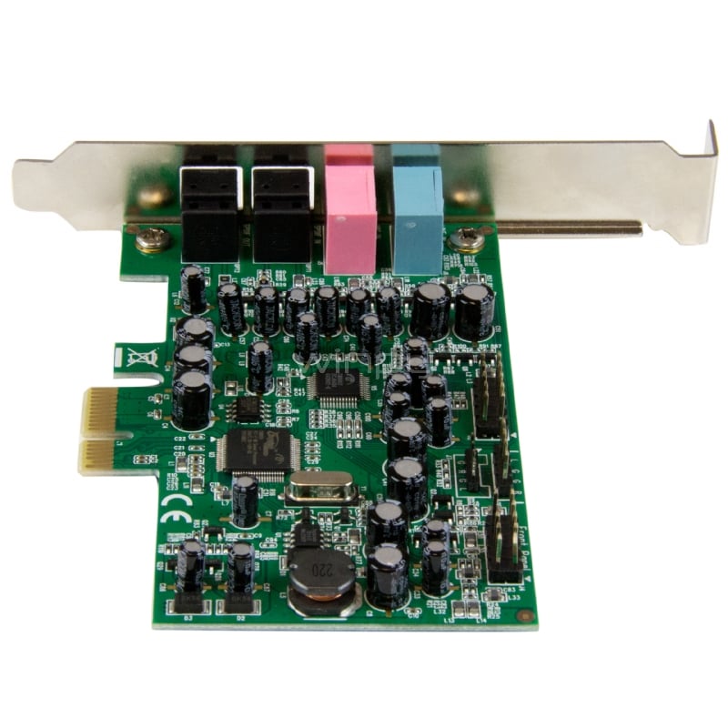 Tarjeta de sonido PCI Express con sonido envolvente de 7.1 canales 24bit 192 kHz - StarTech