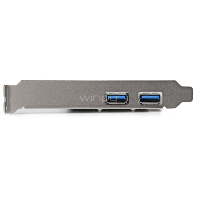Adaptador Tarjeta Controladora PCI Express PCI-E 2 Puertos USB 3.0 con Alimentación SATA - StarTech