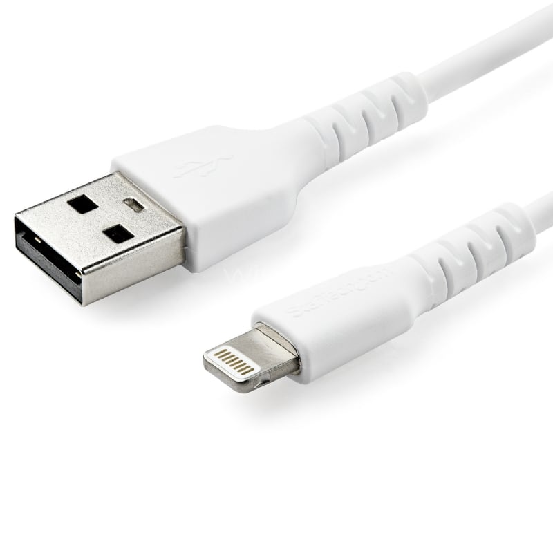 Cable de 1m USB a Lightning  - Certificado MFi de Apple - Blanco - StarTech