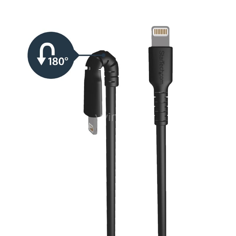 Cable de 2m USB a Lightning - Certificado MFi - Negro - StarTech