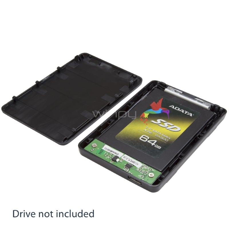 gabinete cofre usb 3.0 de disco duro hdd sata 3 iii de 2,5 pulgadas externo con uasp - startech
