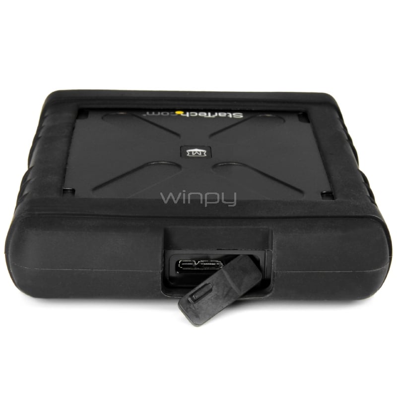 Cofre Gabinete USB 3.0 robusta con UASP para disco duro o SSD SATA de 2,5 pulgadas - Carcasa sin herramientas IP54 tipo militar - StarTech