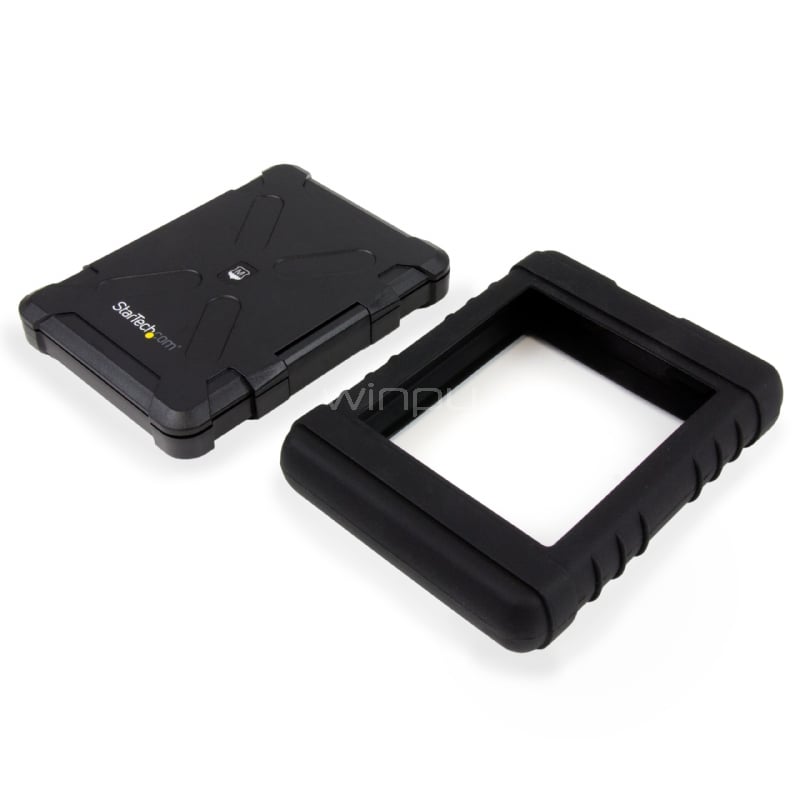 Cofre Gabinete USB 3.0 robusta con UASP para disco duro o SSD SATA de 2,5 pulgadas - Carcasa sin herramientas IP54 tipo militar - StarTech