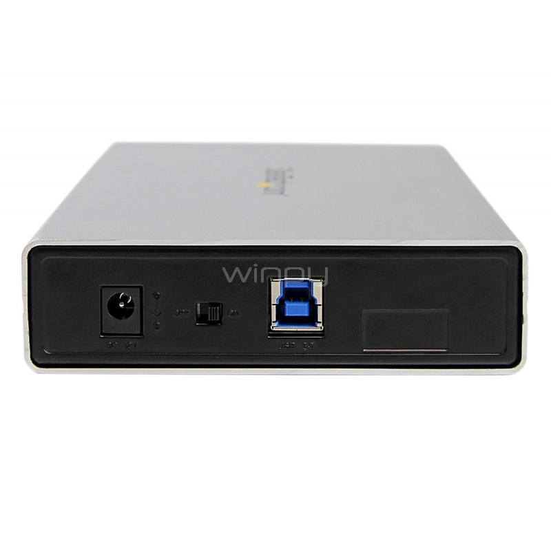 Gabinete Cofre Carcasa de Aluminio USB 3.0 de Disco Duro HDD SATA 3 III de 3,5 Pulgadas Externo UASP - Plateado - StarTech