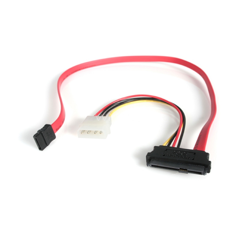 Adaptador Cable de 45cm Divisor SAS 29 Pines a Molex Macho LP4 y SATA - SFF-8482 - StarTech