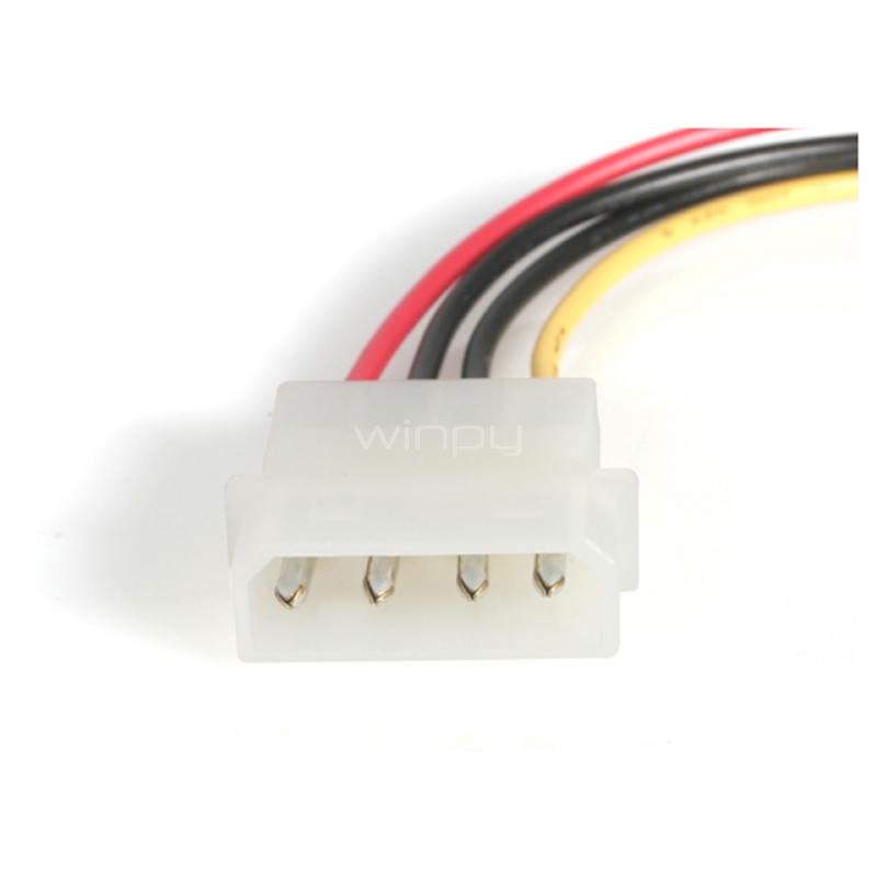 Adaptador Cable de 45cm Divisor SAS 29 Pines a Molex Macho LP4 y SATA - SFF-8482 - StarTech