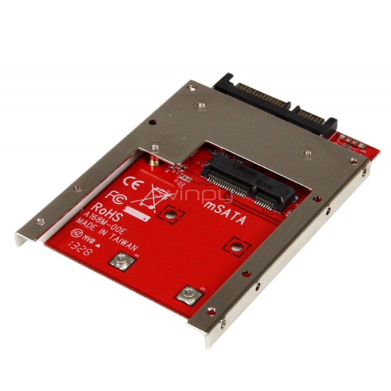 Adaptador Conversor de SSD mSATA a SATA de 2,5 Pulgadas - Convertidor - StarTech