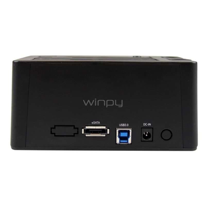 Docking Station eSATA USB 3.0 con UASP de 2 Bahías para Disco Duro o SSD SATA de 2,5 o 3,5 Pulgadas - StarTech