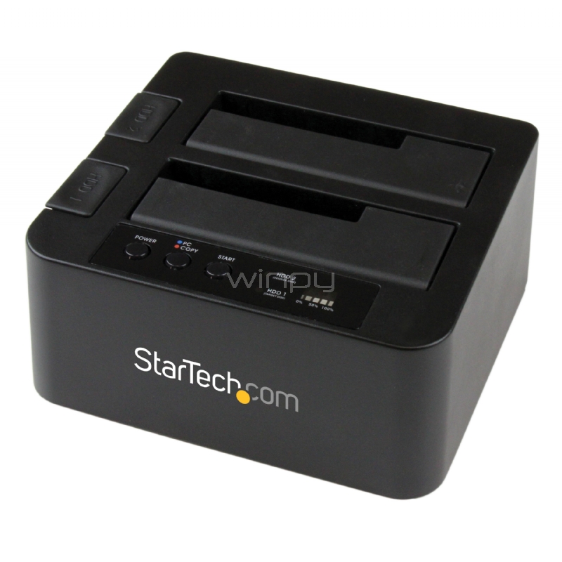 USB y eSATA Copiadora de Unidades de Disco SATA - Clonador Autónomo SATA de 6Gbps para de Alta Velocidad - StarTech - Winpy.cl