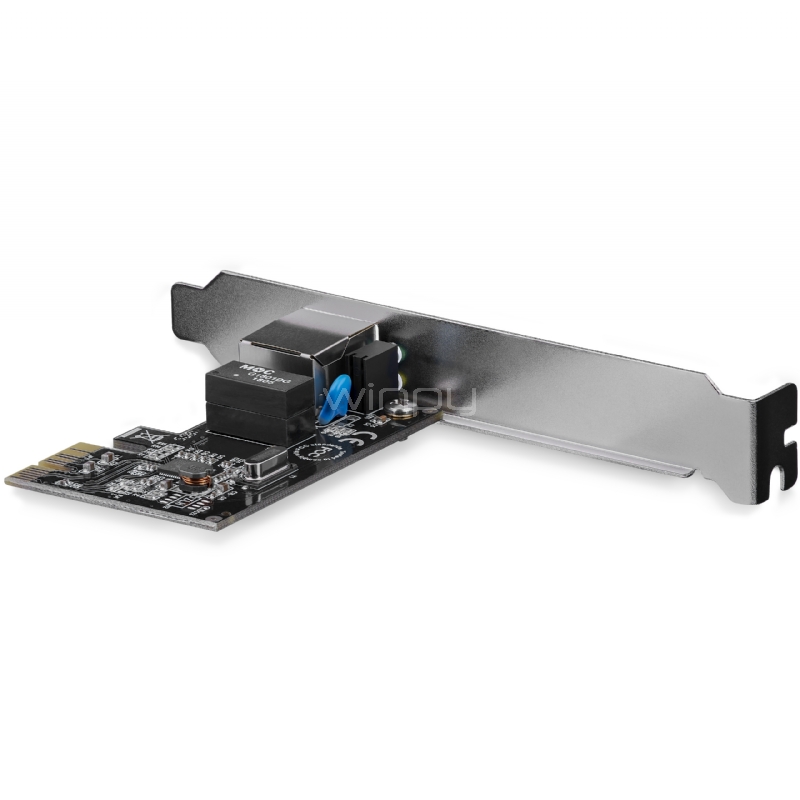 Adaptador Tarjeta de Red NIC PCI Express PCI-e de 1 Puerto Gigabit Ethernet - 1x RJ45 Hembra - Perfil Doble - StarTech