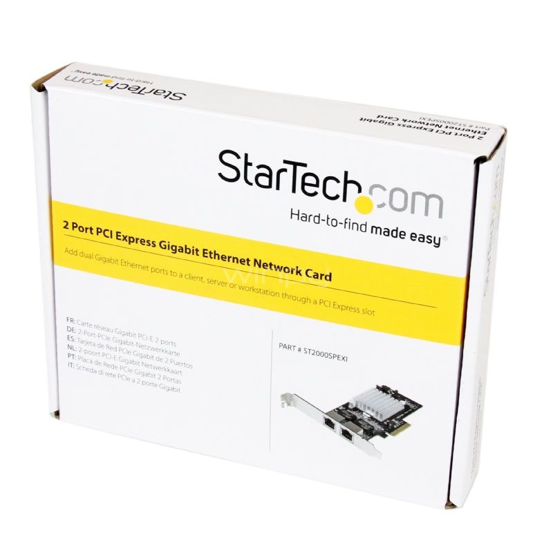 StarTech.com Carte réseau PCI Express à 2 ports Gigabit Ethernet