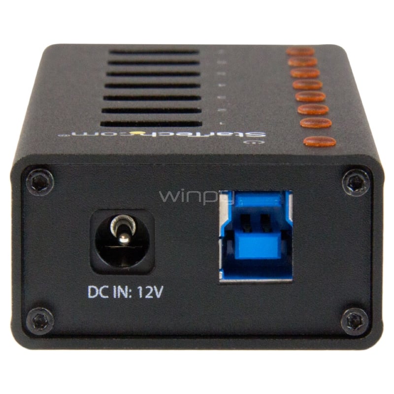 Concentrador USB 3.0 de 7 Puertos con Gabinete de Metal - Hub de