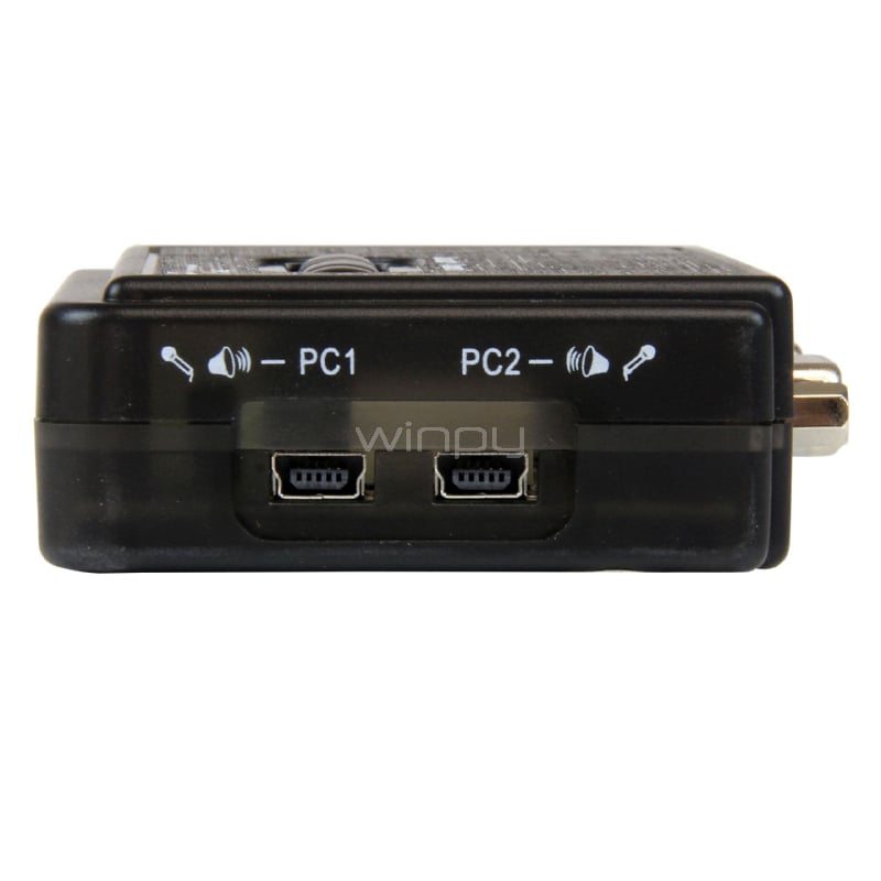 Juego de Conmutador KVM de 2 puertos con todo incluido - USB - Audio y Video VGA - StarTech