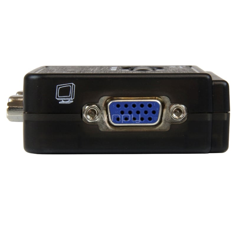 Juego de Conmutador KVM de 2 puertos con todo incluido - USB - Audio y Video VGA - StarTech