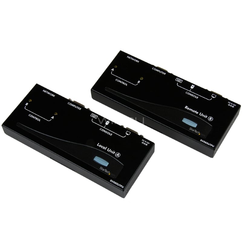 Extensor de Consola KVM por Cat 5 Ethernet (150m) con USB y Video VGA  - StarTech