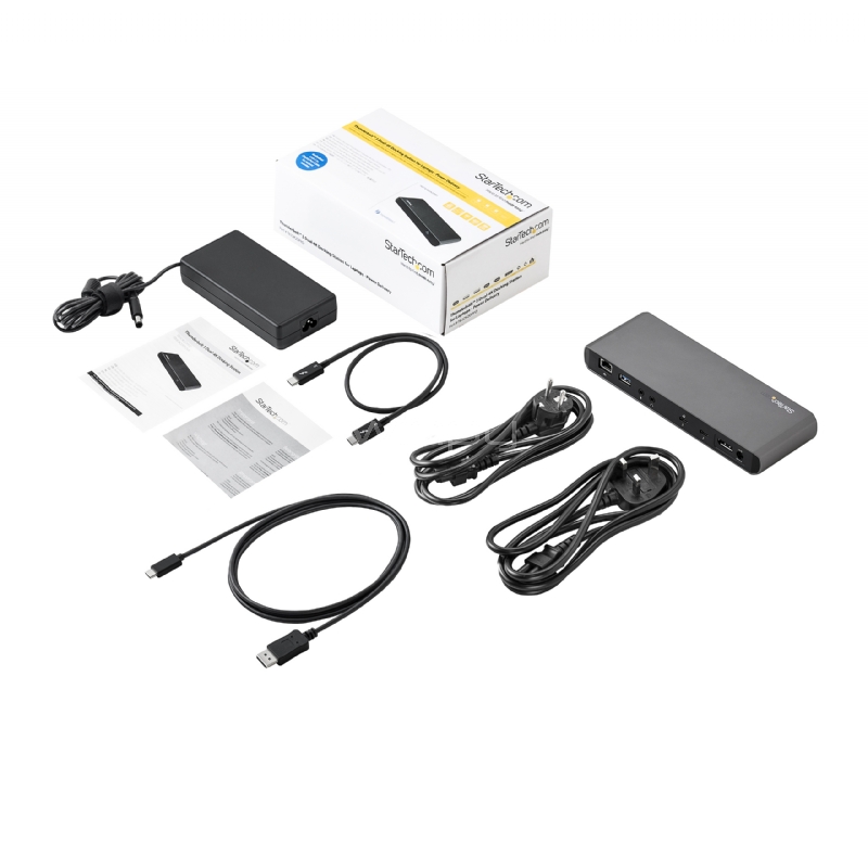 Docking Station Thunderbolt 3 para Dos Monitores 4K con 3x Puertos USB 3.0 - StarTech