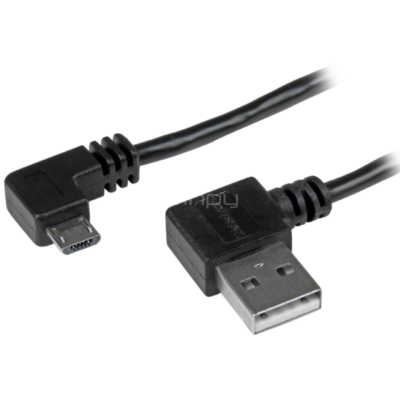 Cable de 1m Micro USB con conector acodado a la derecha - StarTech