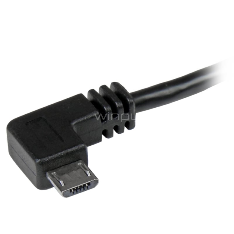 Cable de 1m Micro USB con conector acodado a la derecha - StarTech