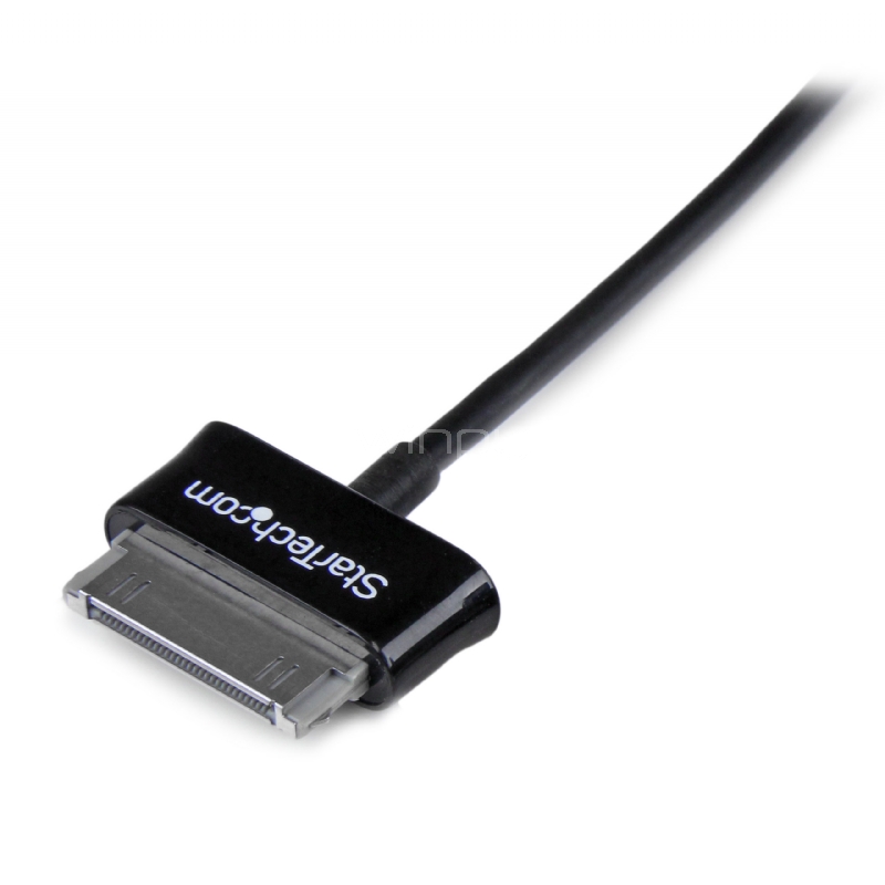 Cable Adaptador 2m Conector Dock USB para Samsung Galaxy Tab - Negro - USB A Macho - StarTech