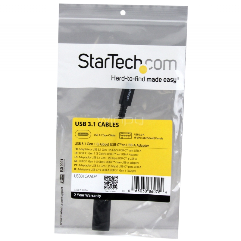 Adaptador USB 3.1 Type-C a A - Conversor USB-C - StarTech