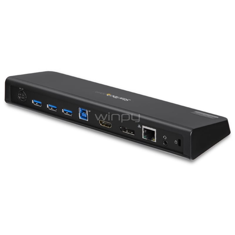 Docking Station USB 3.0 para Dos Monitores con HDMI y DisplayPort 4K - StarTech