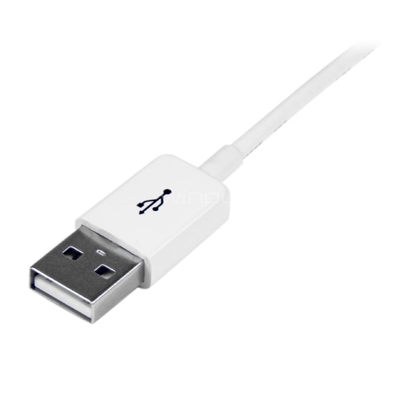Cable de 1m de Extensión Alargador USB 2.0 de alta velocidad Hi Speed -  Macho a Hembra USB A - Extensor - Blanco - StarTech 