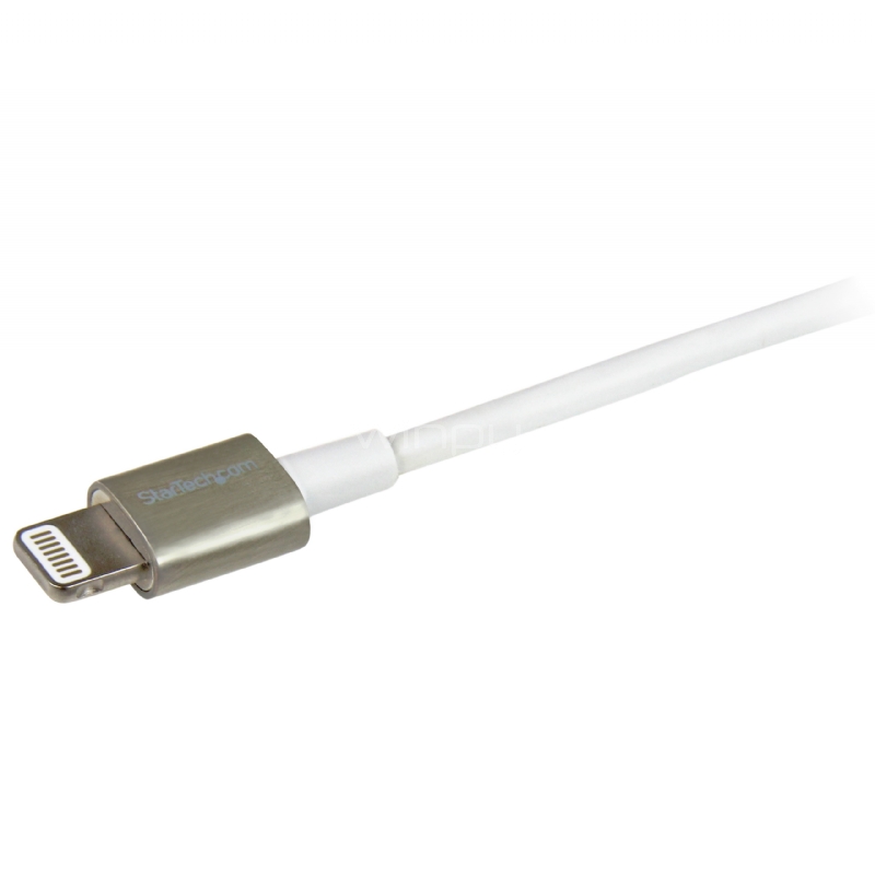 Cable Premium USB a Lightning de 1m con Conectores de Metal - Blanco - StarTech