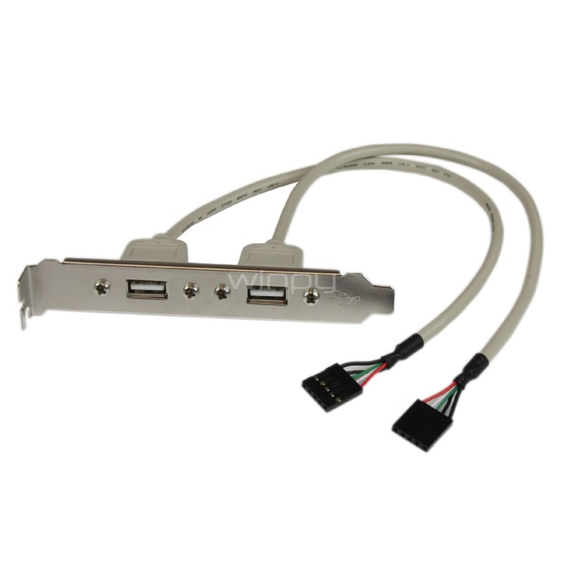 Adaptador de Placa  USB A Hembra de 2 puertos  - StarTech