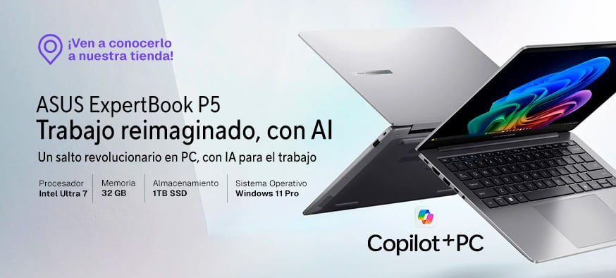 Notebook Asus ExpertBook P5 con IA