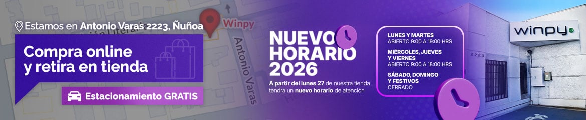 ¡Compra Online y Retira en Tienda! Estamos en Antonio Varas 2223, Ñuñoa