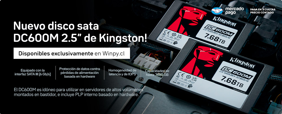 DC600M Nuevo disco Sata kingston