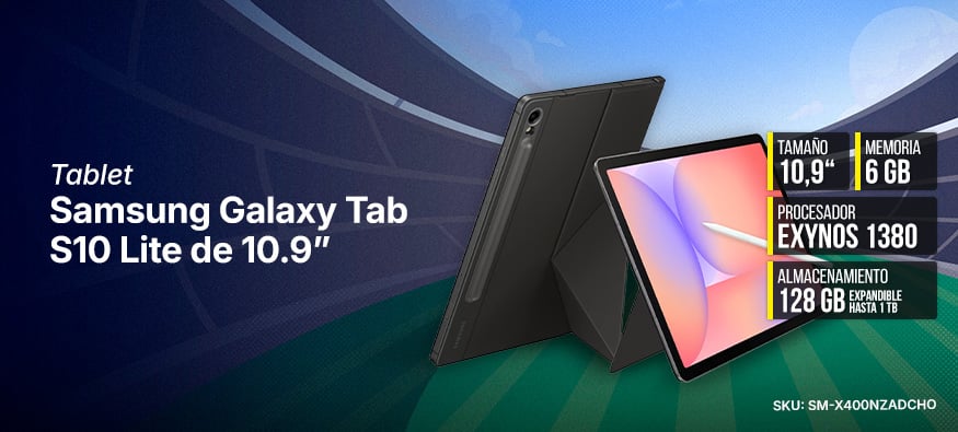 Tablet Samsung Galaxy Tab S10 Lite de 10.9