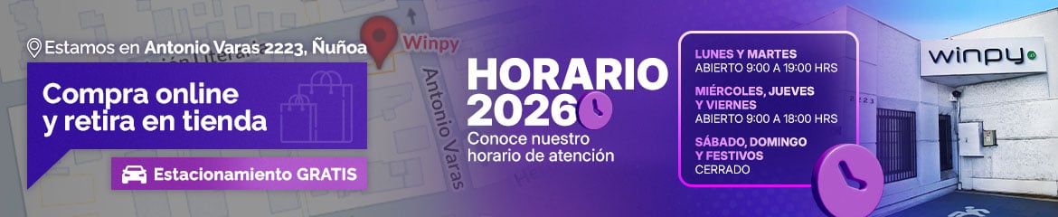 ¡Compra Online y Retira en Tienda! Estamos en Antonio Varas 2223, Ñuñoa
