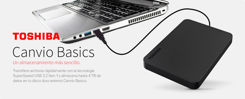 Discos externos Toshiba Canvio Basic