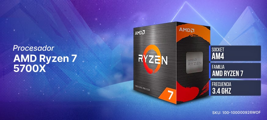 Procesador AMD Ryzen 7 5700X