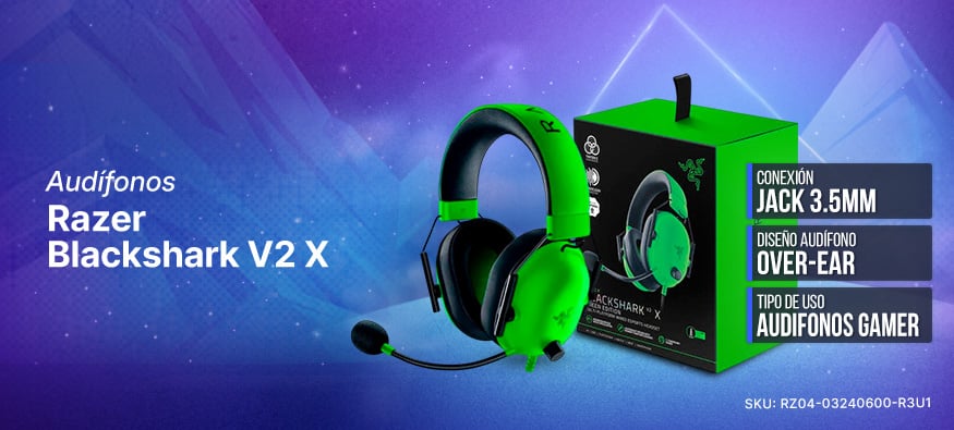 Audífonos Razer Blackshark V2 X