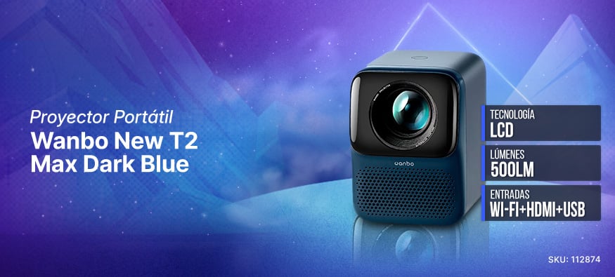 Proyector Portátil Wanbo New T2 Max: Entretenimiento en Pantalla Grande